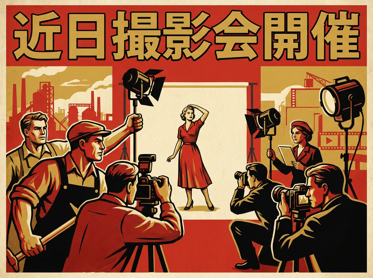 撮影会を開催します